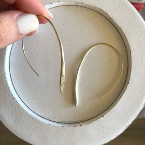 Kendra Scott gold earrings